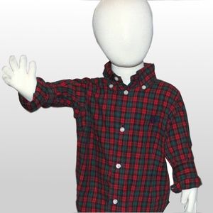CHAPS Long Sleeve Button Collar Shirt SIZE 2T